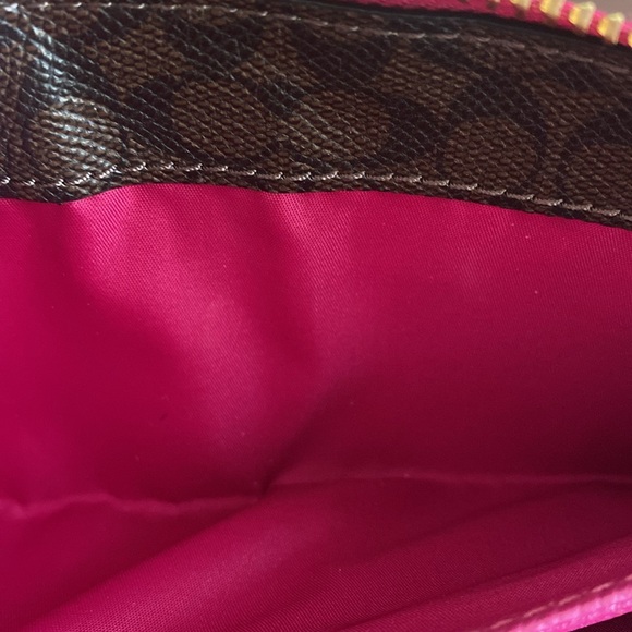 COACH 🩷PINK🩷 CROSSGRAIN LEATHER ACCORDION ZIP AROUND WALLET 🌟EUC🌟 - Picture 14 of 17